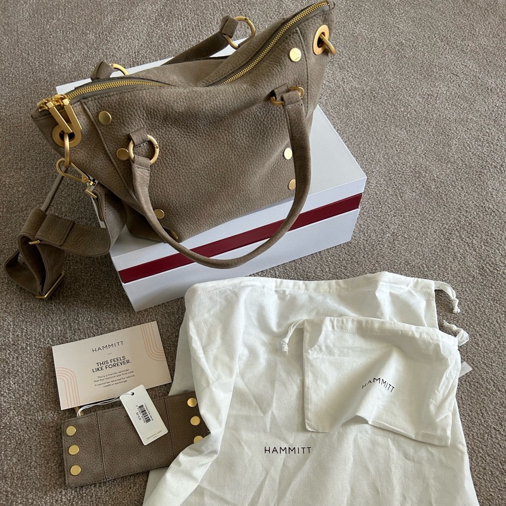 Brand New Hammitt med. Daniel & matching wallet